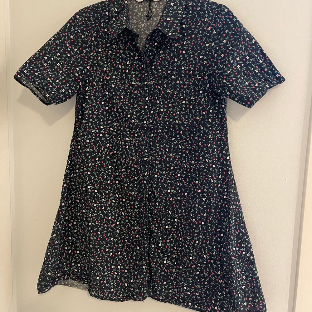 Zara Flower shirt dress